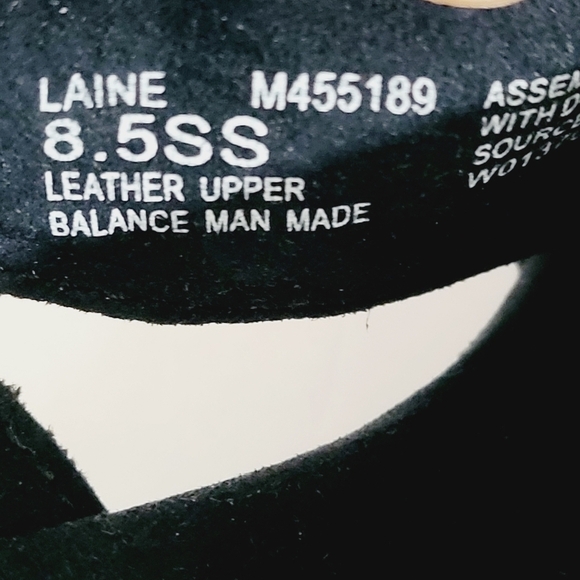 NEW Munro American Black Leather Croc Print Ankle Strap Sandals Size 8.5 - Picture 7 of 7